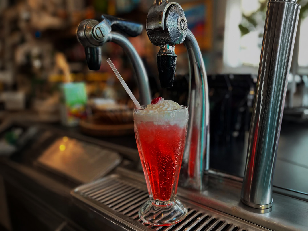 McCord Candies vintage soda fountain
